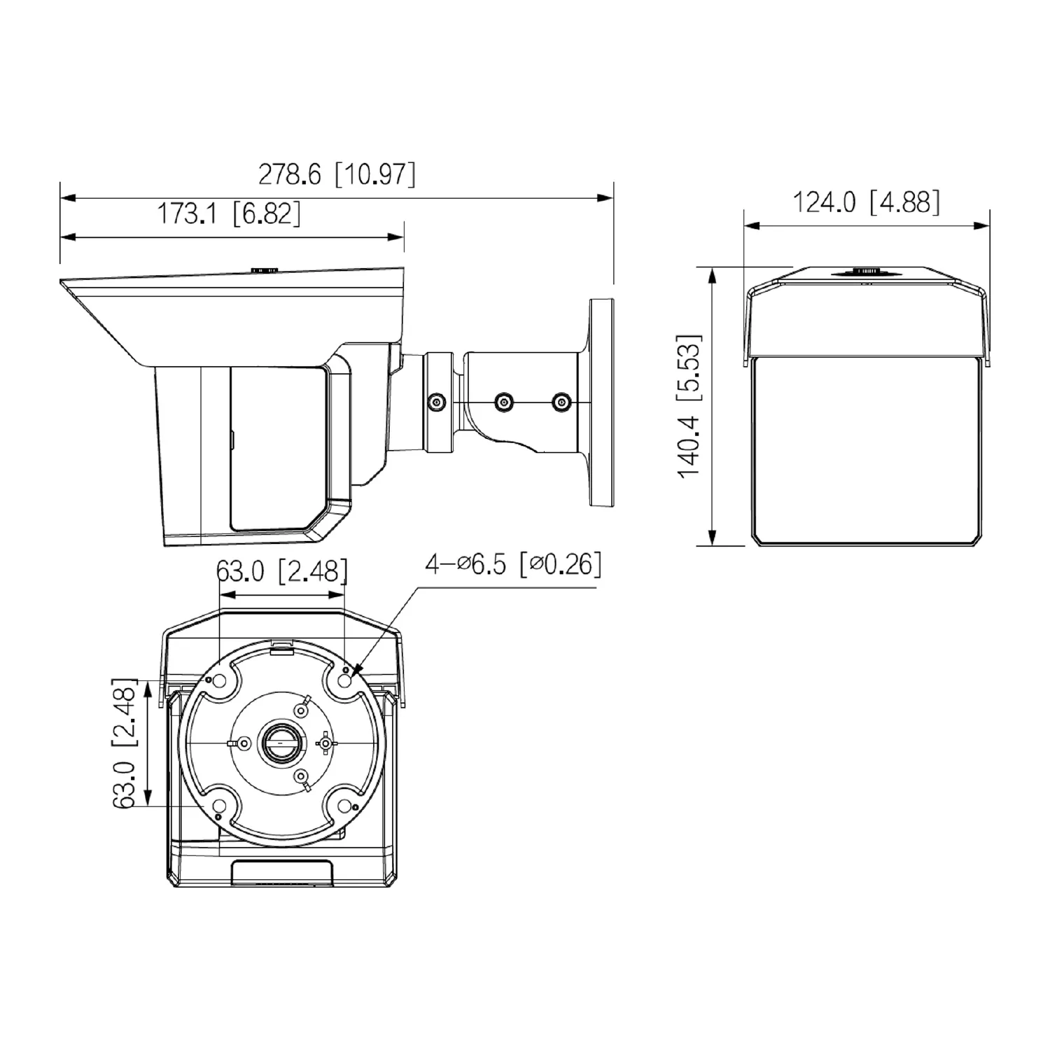 Dahua Cámaras seguridad IP Bala lente fijo SSTT - IPC-MFW5241T2-E3-ASE