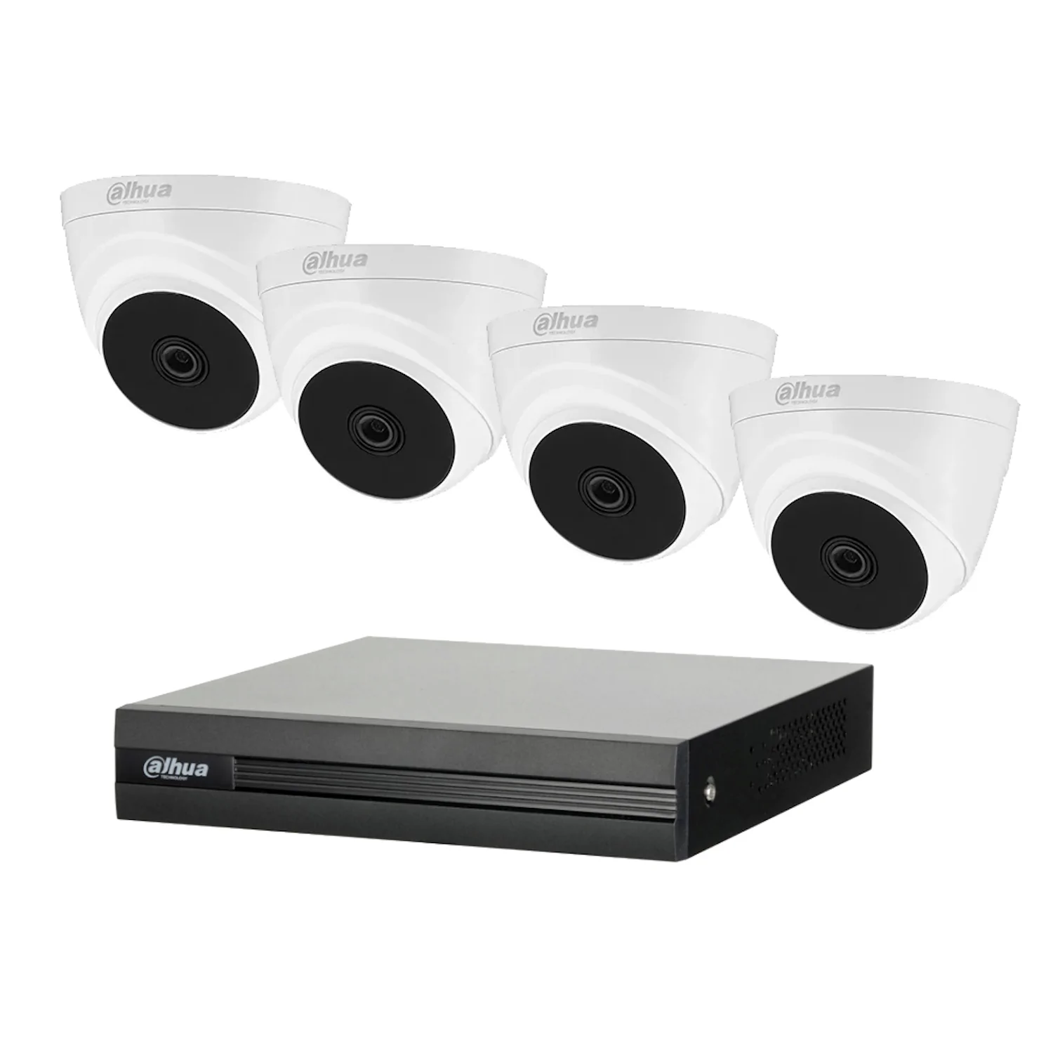 Dahua kit de autoinstalación para Cámaras seguridad HDCVI SSTT - KIT-XVR1B04-I-1T-4xT1A21N-0360B