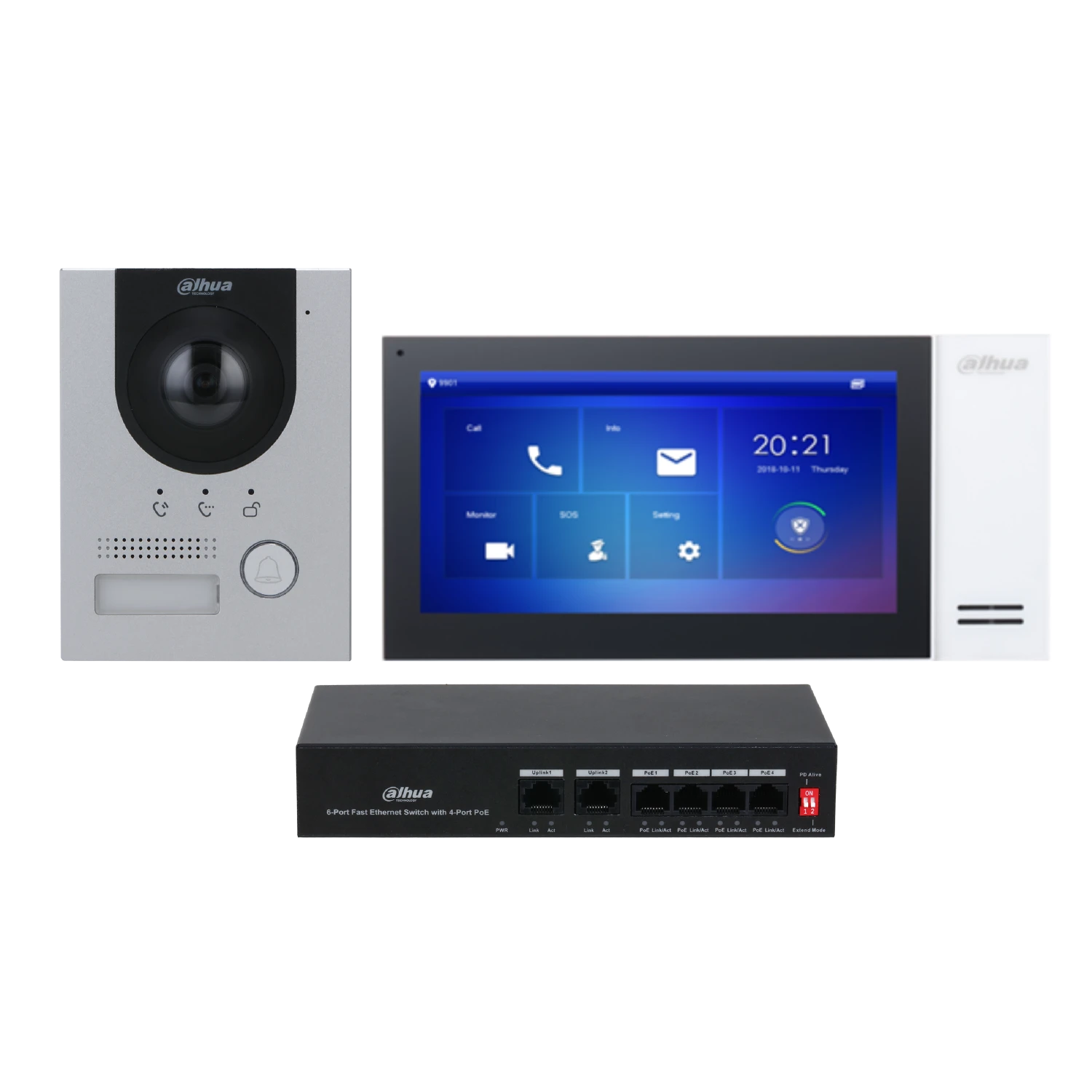 Dahua kit de videoporteros para Cámaras seguridad HDCVI SSTT - KTP01L(S)