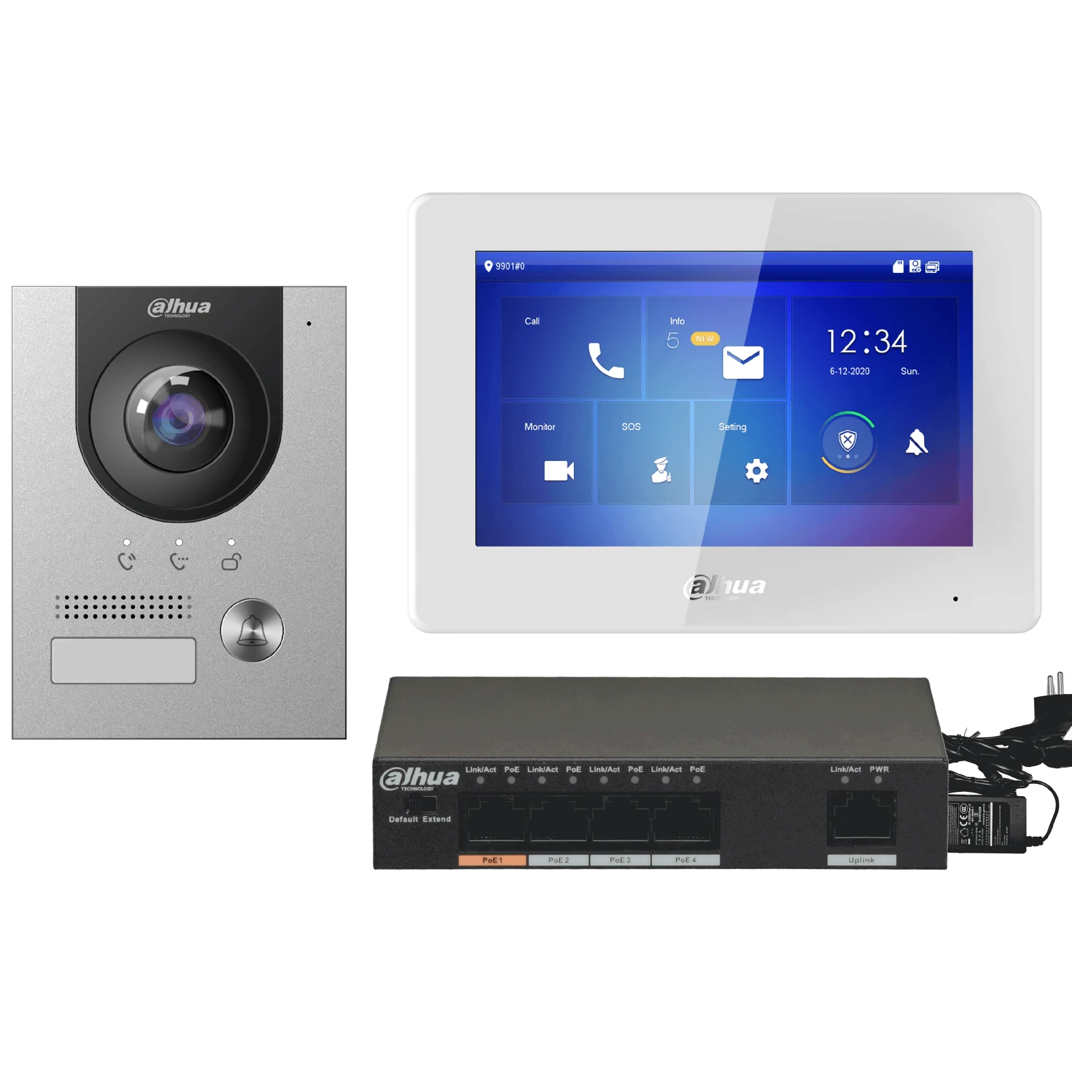 Dahua kit de videoporteros para Cámaras seguridad HDCVI SSTT - KTP04(F)