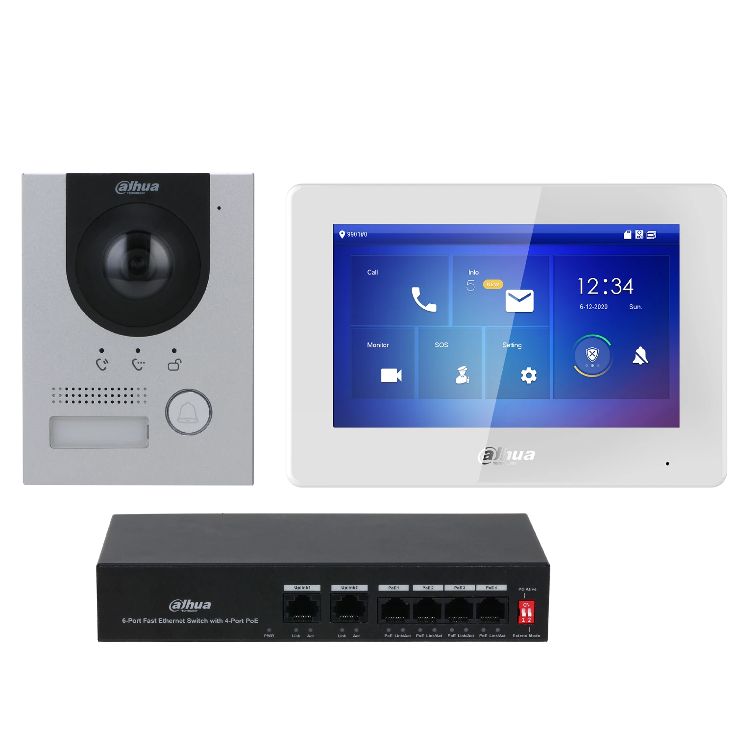 Dahua kit de videoporteros para Cámaras seguridad HDCVI SSTT - KTP04(S)