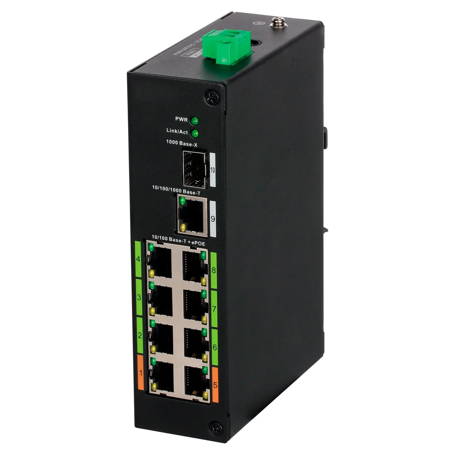 Switch POE Dahua para CCTV Red SSTT - LR2110-8ET-120-V2