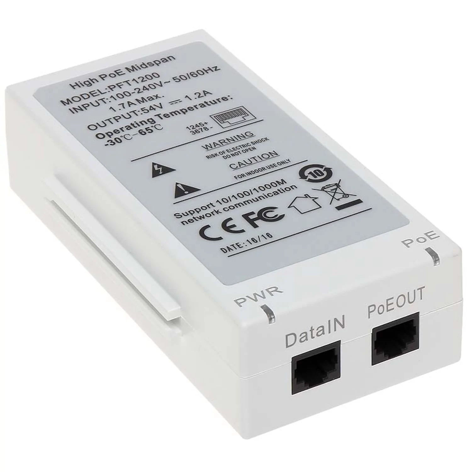 Switch POE Dahua para CCTV Red SSTT - PFT1200