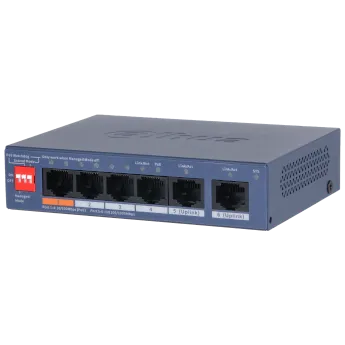 Switch POE Dahua para CCTV Red SSTT - CS4006-4ET2GT-60 - Imagen referencial