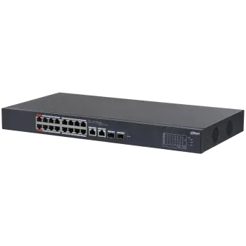 Switch POE Dahua para CCTV Red SSTT - CS4218-16ET-135-V2 - Imagen referencial
