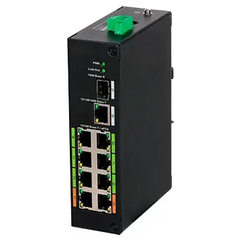 Switch POE Dahua para CCTV Red SSTT - LR2110-8ET-120-V2 - Imagen referencial