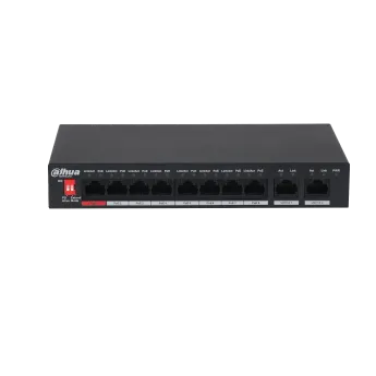 Switch POE Dahua para CCTV Red SSTT - PFS3010-8ET-96-V2 - Imagen referencial